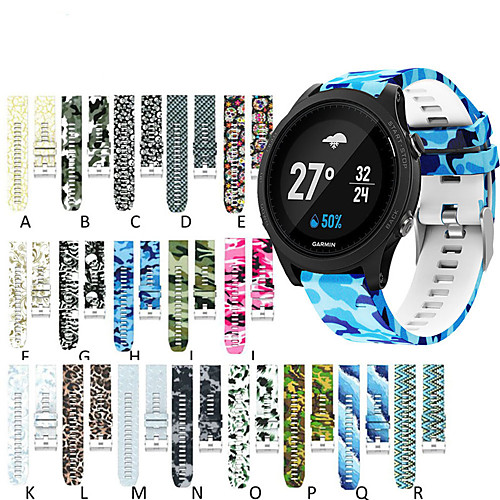 Wrist Band Strap for Garmin Fenix 5 / Fenix 5 Plus Smart Watch Printed Sports Silicone Watchband with Quick Release Watch Band for Garmin Fenix 6 / 6 PRO / 5 / 5 Plus
Wrist Band Strap for Garmin Fenix 5 / Fenix 5 Plus Smart Watch Printed Sports Silicone Watchband with Quick Release Watch Band for Garmin Fenix 6 / 6 PRO / 5 / 5 Plus