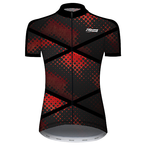 21Grams Women's Short Sleeve Cycling Jersey Summer Spandex Polyester Black / Red Polka Dot Gradient Geometic Bike Jersey Top Mountain Bike MTB Road Bike Cycling UV Resistant Quick Dry Breathable
21Grams Women's Short Sleeve Cycling Jersey Summer Spandex Polyester Black / Red Polka Dot Gradient Geometic Bike Jersey Top Mountain Bike MTB Road Bike Cycling UV Resistant Quick Dry Breathable