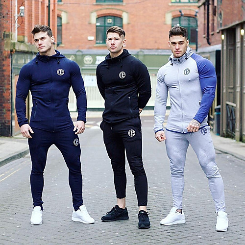 Men's 2 Piece Full Zip Tracksuit Sweatsuit Jogging Suit Casual Winter Long Sleeve Moisture Wicking Quick Dry Breathable Fitness Gym Workout Running Sportswear Plus Size Black Grey Dark Navy Activewear
Men's 2 Piece Full Zip Tracksuit Sweatsuit Jogging Suit Casual Winter Long Sleeve Moisture Wicking Quick Dry Breathable Fitness Gym Workout Running Sportswear Plus Size Black Grey Dark Navy Activewear