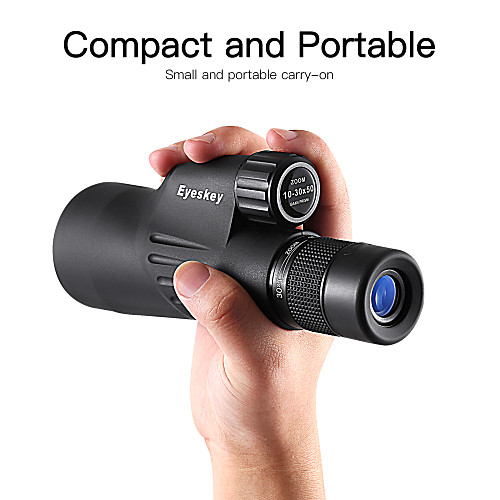 Eyeskey 10 X 50 mm Monocular Porro Waterproof Night Vision in Low Light Portable Full HD 42/1000-33/1000 m FMC Multi-coated BAK4 Camping / Hiking Hunting Traveling / Bird watching
Eyeskey 10 X 50 mm Monocular Porro Waterproof Night Vision in Low Light Portable Full HD 42/1000-33/1000 m FMC Multi-coated BAK4 Camping / Hiking Hunting Traveling / Bird watching
