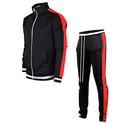 Men's 2 Piece Full Zip Tracksuit Sweatsuit Jogging Suit Street Casual 2pcs Winter Long Sleeve Quick Dry Breathable Soft Fitness Gym Workout Performance Running Training Sportswear Jacket Track pants
Men's 2 Piece Full Zip Tracksuit Sweatsuit Jogging Suit Street Casual 2pcs Winter Long Sleeve Quick Dry Breathable Soft Fitness Gym Workout Performance Running Training Sportswear Jacket Track pants