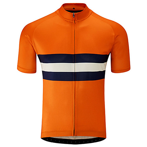 21Grams Men's Short Sleeve Cycling Jersey Summer Black / Orange Stripes Solid Color Bike Jersey Top Mountain Bike MTB Road Bike Cycling UV Resistant Quick Dry Breathable Sports Clothing Apparel
21Grams Men's Short Sleeve Cycling Jersey Summer Black / Orange Stripes Solid Color Bike Jersey Top Mountain Bike MTB Road Bike Cycling UV Resistant Quick Dry Breathable Sports Clothing Apparel