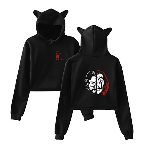 Inspired by la casa de papel Dali Cosplay Costume Hoodie Pure Cotton Print Printing Hoodie For Women's
Inspired by la casa de papel Dali Cosplay Costume Hoodie Pure Cotton Print Printing Hoodie For Women's