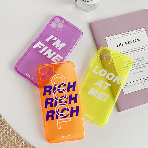 Phone Case For Apple Back Cover iPhone 11 iPhone XR iPhone 11 Pro iPhone 11 Pro Max iPhone XS Max Shockproof Word / Phrase TPU
Phone Case For Apple Back Cover iPhone 11 iPhone XR iPhone 11 Pro iPhone 11 Pro Max iPhone XS Max Shockproof Word / Phrase TPU