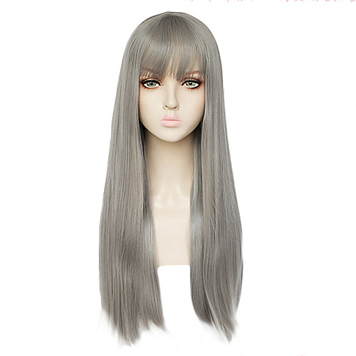 Shakugan no Shana Unicorn Pony Cosplay Wigs Women's Straight bangs 26 inch Heat Resistant Fiber kinky Straight Gray Adults' Anime Wig
Shakugan no Shana Unicorn Pony Cosplay Wigs Women's Straight bangs 26 inch Heat Resistant Fiber kinky Straight Gray Adults' Anime Wig