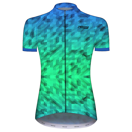 21Grams Women's Short Sleeve Cycling Jersey Summer Spandex Polyester Green Plaid Checkered Solid Color Geometic Bike Jersey Top Mountain Bike MTB Road Bike Cycling UV Resistant Quick Dry Breathable
21Grams Women's Short Sleeve Cycling Jersey Summer Spandex Polyester Green Plaid Checkered Solid Color Geometic Bike Jersey Top Mountain Bike MTB Road Bike Cycling UV Resistant Quick Dry Breathable
