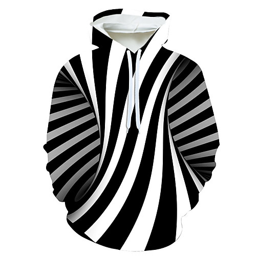 Men's Plus Size Hoodie Striped Geometric 3D Hooded Club Sports & Outdoors Basic Hoodies Sweatshirts White
Men's Plus Size Hoodie Striped Geometric 3D Hooded Club Sports & Outdoors Basic Hoodies Sweatshirts White