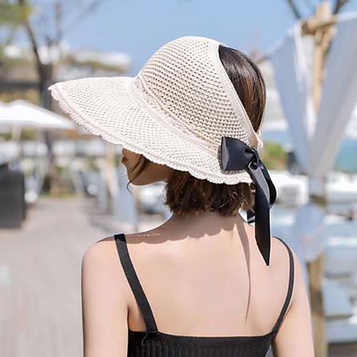 Women's Basic Cotton Polyester Straw Hat Sun Hat-Floral Print All Seasons Khaki Beige
Women's Basic Cotton Polyester Straw Hat Sun Hat-Floral Print All Seasons Khaki Beige