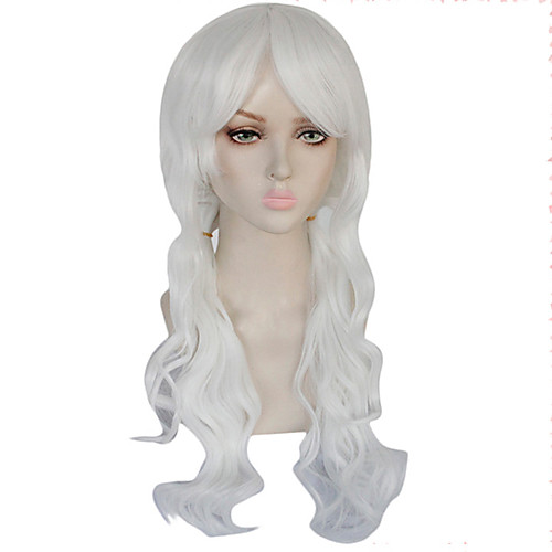 Dangan Ronpa Cosplay Wigs Women's With Ponytail 28 inch Heat Resistant Fiber Curly White Adults' Anime Wig
Dangan Ronpa Cosplay Wigs Women's With Ponytail 28 inch Heat Resistant Fiber Curly White Adults' Anime Wig