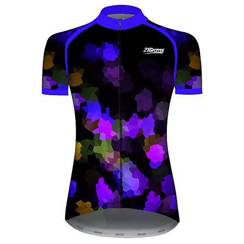 21Grams Women's Short Sleeve Cycling Jersey Summer Spandex Polyester Black / Blue Patchwork Sparkly Geometic Bike Jersey Top Mountain Bike MTB Road Bike Cycling UV Resistant Quick Dry Breathable
21Grams Women's Short Sleeve Cycling Jersey Summer Spandex Polyester Black / Blue Patchwork Sparkly Geometic Bike Jersey Top Mountain Bike MTB Road Bike Cycling UV Resistant Quick Dry Breathable