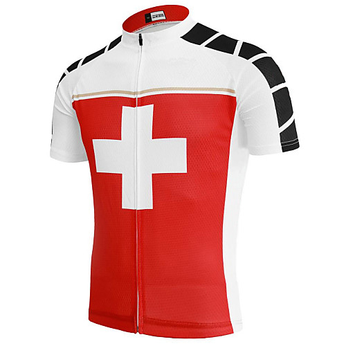 21Grams Switzerland Denmark National Flag Men's Short Sleeve Cycling Jersey - Red / White Bike Top UV Resistant Quick Dry Moisture Wicking Sports Summer Terylene Mountain Bike MTB Road Bike Cycling
21Grams Switzerland Denmark National Flag Men's Short Sleeve Cycling Jersey - Red / White Bike Top UV Resistant Quick Dry Moisture Wicking Sports Summer Terylene Mountain Bike MTB Road Bike Cycling