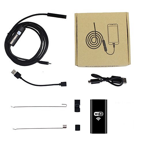 8mm Lens WiFi Endoscope Camera Waterproof IP67 Inspection Borescope Soft 5m Length for Android Iphone PC
8mm Lens WiFi Endoscope Camera Waterproof IP67 Inspection Borescope Soft 5m Length for Android Iphone PC