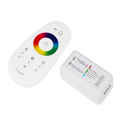 RGBW / RGB LED Controler Touch Screen 2.4G DC12-24V 18A Remote Controller Channel For RGB / RGBW LED Strip
RGBW / RGB LED Controler Touch Screen 2.4G DC12-24V 18A Remote Controller Channel For RGB / RGBW LED Strip