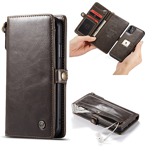 CaseMe Luxury Business Magnetic Flip Leather Case For iPhone SE2020 / 11 Pro Max / 11 Pro / 11 / Xs Max / XR / Xs / X / 8 Plus / 7 Plus / 6 Plus / 8 / 7 /6 With Wallet Card Slot Stand Detachable Cover
CaseMe Luxury Business Magnetic Flip Leather Case For iPhone SE2020 / 11 Pro Max / 11 Pro / 11 / Xs Max / XR / Xs / X / 8 Plus / 7 Plus / 6 Plus / 8 / 7 /6 With Wallet Card Slot Stand Detachable Cover