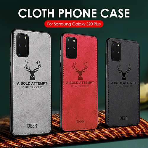 Deer Cloth Texture Case For Samsung Galaxy S20 Plus S20 Fabric Deer Patterned Back Cover For S20 Soft TPU Edge Protection
Deer Cloth Texture Case For Samsung Galaxy S20 Plus S20 Fabric Deer Patterned Back Cover For S20 Soft TPU Edge Protection