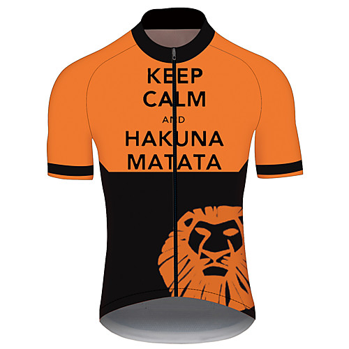21Grams Men's Short Sleeve Cycling Jersey Summer Spandex Polyester Black / Orange Patchwork Lion Animal Bike Jersey Top Mountain Bike MTB Road Bike Cycling UV Resistant Quick Dry Breathable Sports
21Grams Men's Short Sleeve Cycling Jersey Summer Spandex Polyester Black / Orange Patchwork Lion Animal Bike Jersey Top Mountain Bike MTB Road Bike Cycling UV Resistant Quick Dry Breathable Sports