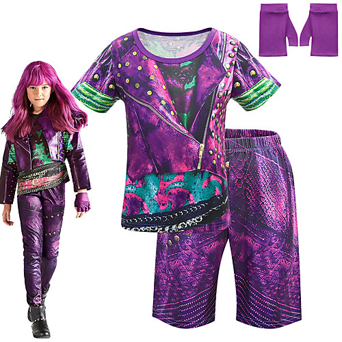 Descendants Cosplay Cosplay Costume Outfits Girls' Movie Cosplay Cosplay Halloween Purple Top Pants Gloves Carnival Masquerade Polyester
Descendants Cosplay Cosplay Costume Outfits Girls' Movie Cosplay Cosplay Halloween Purple Top Pants Gloves Carnival Masquerade Polyester