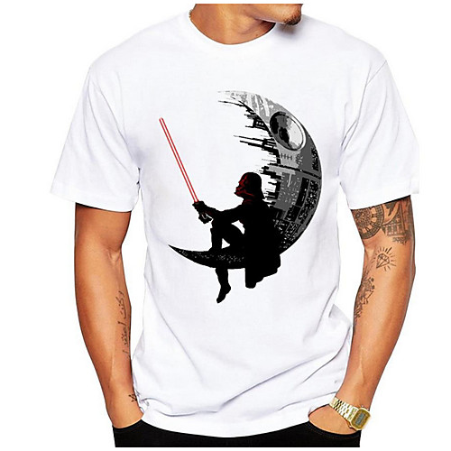 Men's T shirt Shirt Geometric Plus Size Short Sleeve Daily Tops Round Neck White
Men's T shirt Shirt Geometric Plus Size Short Sleeve Daily Tops Round Neck White