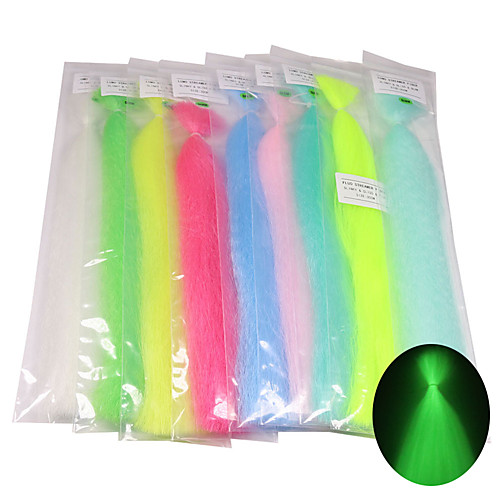 1 pcs Fly Tying Materials synthetic fibre Waterproof Soft Luminous Jigging Sea Fishing Fly Fishing
1 pcs Fly Tying Materials synthetic fibre Waterproof Soft Luminous Jigging Sea Fishing Fly Fishing