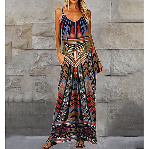 Women's Shift Dress Knee Length Dress - Sleeveless Geometric Print Summer Casual Daily 2020 Navy Blue M L XL XXL XXXL
Women's Shift Dress Knee Length Dress - Sleeveless Geometric Print Summer Casual Daily 2020 Navy Blue M L XL XXL XXXL