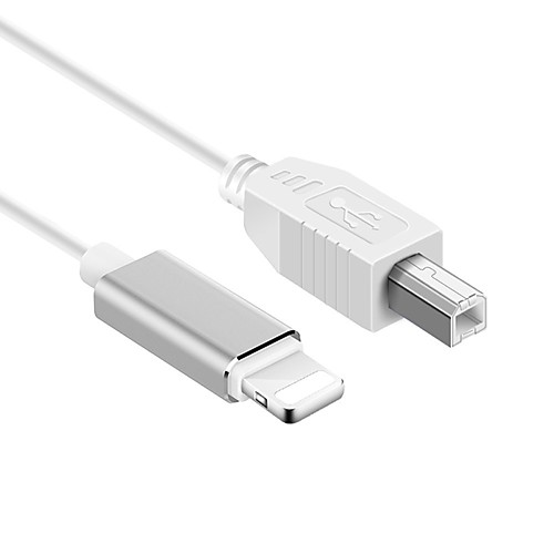 Lightning to USB B Adapter Lightning to MIDI Cable High Speed Cord for iPhone/iPad/iPod MIDI Keyboard USB Camera Audio 1m 1.5m
Lightning to USB B Adapter Lightning to MIDI Cable High Speed Cord for iPhone/iPad/iPod MIDI Keyboard USB Camera Audio 1m 1.5m