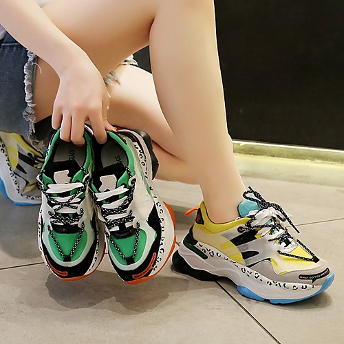 Women's Trainers / Athletic Shoes Summer Flat Heel Round Toe Daily PU Yellow / Green
Women's Trainers / Athletic Shoes Summer Flat Heel Round Toe Daily PU Yellow / Green