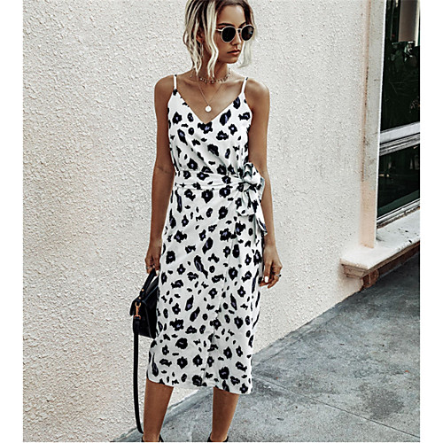 Women's Sheath Dress - Sleeveless Leopard Spring Summer Casual Sexy 2020 White Black Orange Green S M L XL
Women's Sheath Dress - Sleeveless Leopard Spring Summer Casual Sexy 2020 White Black Orange Green S M L XL