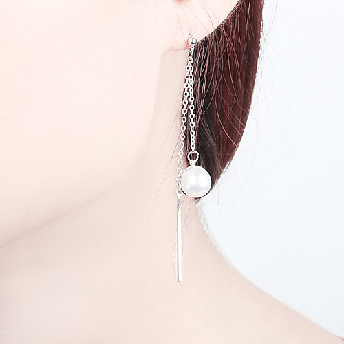 Women's Earrings Holiday Wedding Birthday Romantic Earrings Jewelry White / Silver For Date Street Festival 1 Pair
Women's Earrings Holiday Wedding Birthday Romantic Earrings Jewelry White / Silver For Date Street Festival 1 Pair