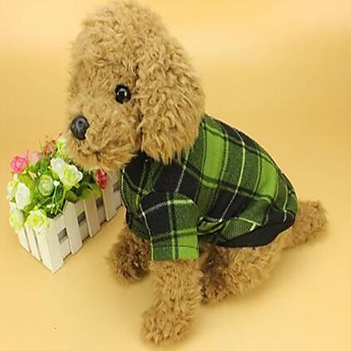 Dog Cat Jumpsuit Dog Clothes Red Green Costume Shih Tzu Poodle Toy Poodle Polyster Plaid / Check British S M L
Dog Cat Jumpsuit Dog Clothes Red Green Costume Shih Tzu Poodle Toy Poodle Polyster Plaid / Check British S M L