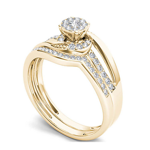 Women's Ring Belle Ring AAA Cubic Zirconia 1pc Gold Copper Gold Plated Irregular Statement Luxury Party Evening Gift Jewelry Geometrical Wearable
Women's Ring Belle Ring AAA Cubic Zirconia 1pc Gold Copper Gold Plated Irregular Statement Luxury Party Evening Gift Jewelry Geometrical Wearable