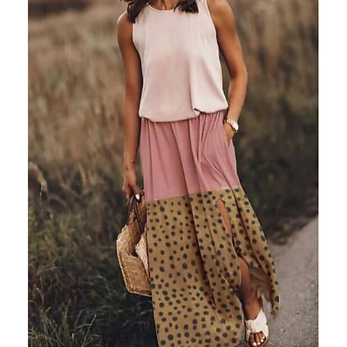 Women's Sheath Dress Maxi long Dress - Sleeveless Floral Summer Elegant 2020 Blushing Pink S M L XL
Women's Sheath Dress Maxi long Dress - Sleeveless Floral Summer Elegant 2020 Blushing Pink S M L XL