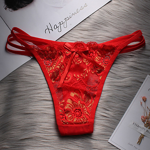 Women's Lace / Bow / Basic G-strings & Thongs Panties - Normal Mid Waist Red Royal Blue White One-Size
Women's Lace / Bow / Basic G-strings & Thongs Panties - Normal Mid Waist Red Royal Blue White One-Size