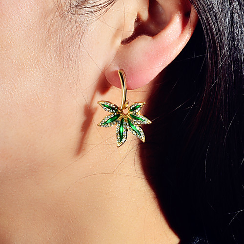 Women's Earrings Geometrical Leaf Wedding Classic European Trendy Korean Fashion Earrings Jewelry Green For Party Evening Engagement Birthday Beach Promise 1 Pair
Women's Earrings Geometrical Leaf Wedding Classic European Trendy Korean Fashion Earrings Jewelry Green For Party Evening Engagement Birthday Beach Promise 1 Pair