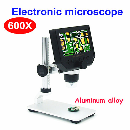 Digital microscope 600X electronic video microscope 4.3 inch HD LCD soldering microscope phone repair Magnifier metal stand
Digital microscope 600X electronic video microscope 4.3 inch HD LCD soldering microscope phone repair Magnifier metal stand