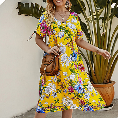 2020 SUMMER Casual Floral Printed Dress PLUS SIZE
2020 SUMMER Casual Floral Printed Dress PLUS SIZE
