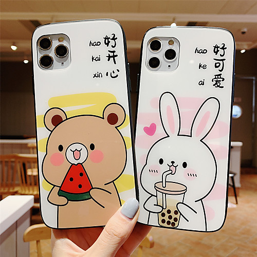 Tempered Glass Phone Case Cartoon Pattern for Apple iPhone Case 11 Pro Max X XR XS Max 8 Plus 7 Plus 6 Plus SE(2020) Curve Back Cover
Tempered Glass Phone Case Cartoon Pattern for Apple iPhone Case 11 Pro Max X XR XS Max 8 Plus 7 Plus 6 Plus SE(2020) Curve Back Cover