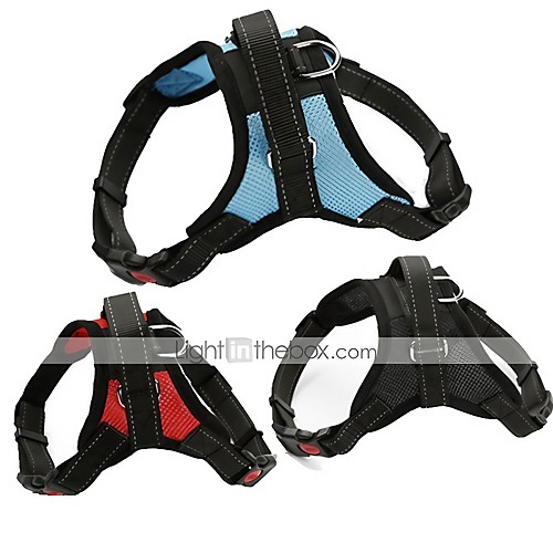 Dog Harness Mesh Harness Adjustable / Retractable Vest Hiking Walking Solid Colored Mesh Black / Red Black / White Camouflage Color Blue / Red Black / Pink
Dog Harness Mesh Harness Adjustable / Retractable Vest Hiking Walking Solid Colored Mesh Black / Red Black / White Camouflage Color Blue / Red Black / Pink