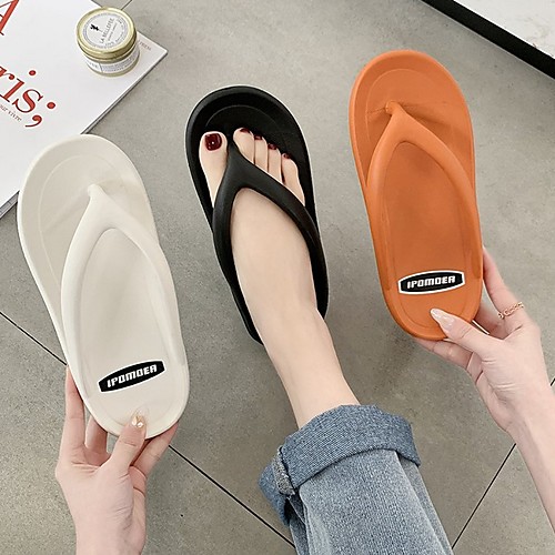 Women's Slippers & Flip-Flops Summer Flat Heel Open Toe Daily PU White / Black / Yellow
Women's Slippers & Flip-Flops Summer Flat Heel Open Toe Daily PU White / Black / Yellow