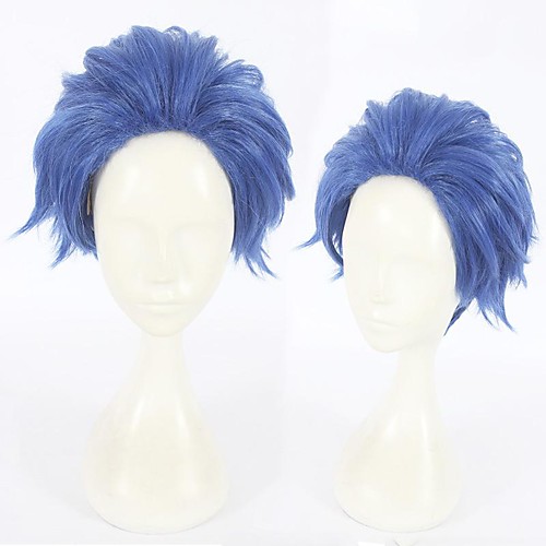 Violet Evergarden Gilbert Bougainvillea Cosplay Wigs Men's Layered Haircut 8 inch Heat Resistant Fiber Curly Blue Teen Adults' Anime Wig
Violet Evergarden Gilbert Bougainvillea Cosplay Wigs Men's Layered Haircut 8 inch Heat Resistant Fiber Curly Blue Teen Adults' Anime Wig