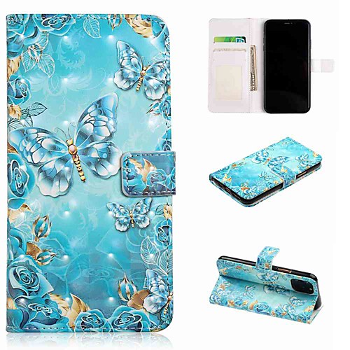 Case For Apple iPhone 11 / iPhone 11 Pro / iPhone 11 Pro Max Wallet / Card Holder / with Stand Full Body Cases Blue Butterfly PU Leather / TPU for iPhone SE (2020) / 8 / 8 Plus / X / XS / XR / Xs Max
Case For Apple iPhone 11 / iPhone 11 Pro / iPhone 11 Pro Max Wallet / Card Holder / with Stand Full Body Cases Blue Butterfly PU Leather / TPU for iPhone SE (2020) / 8 / 8 Plus / X / XS / XR / Xs Max