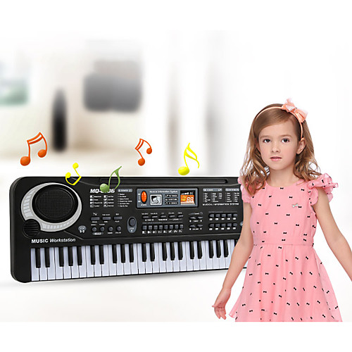 Electronic Keyboard Microphone Piano Works with iPad, iPod touch, and iPhone. Education Multi-Function 61 Key Plastics Unisex Boys' Girls' Kids Children's 1 pcs Graduation Gifts Toy Gift
Electronic Keyboard Microphone Piano Works with iPad, iPod touch, and iPhone. Education Multi-Function 61 Key Plastics Unisex Boys' Girls' Kids Children's 1 pcs Graduation Gifts Toy Gift