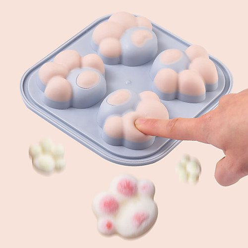 New cat claw ice lattice silicone ice box ice cube mold paw ice model plastic lid DIY food supplement box tool
New cat claw ice lattice silicone ice box ice cube mold paw ice model plastic lid DIY food supplement box tool