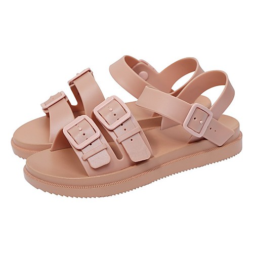 Women's Sandals Flat Sandals Summer Flat Heel Open Toe Daily PU Black / Pink / Khaki
Women's Sandals Flat Sandals Summer Flat Heel Open Toe Daily PU Black / Pink / Khaki