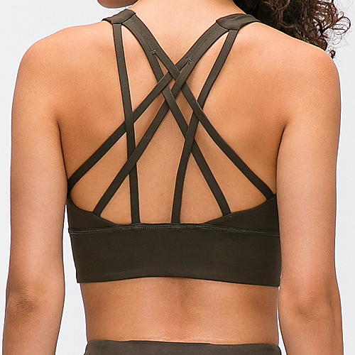 Women's Sports Bra Bralette Criss Cross Elastane Running Fitness Jogging Adjustable Breathable Soft Padded Medium Support Purple Green Solid Colored / Stretchy
Women's Sports Bra Bralette Criss Cross Elastane Running Fitness Jogging Adjustable Breathable Soft Padded Medium Support Purple Green Solid Colored / Stretchy