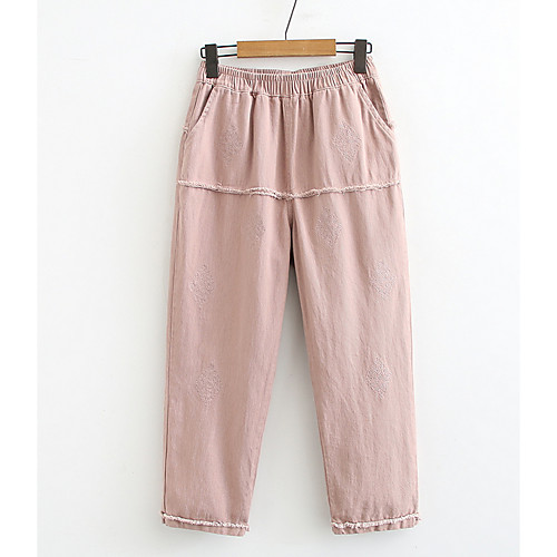 Women's Basic Loose Chinos Pants - Solid Colored Blushing Pink Orange Navy Blue XL / XXL / XXXL
Women's Basic Loose Chinos Pants - Solid Colored Blushing Pink Orange Navy Blue XL / XXL / XXXL