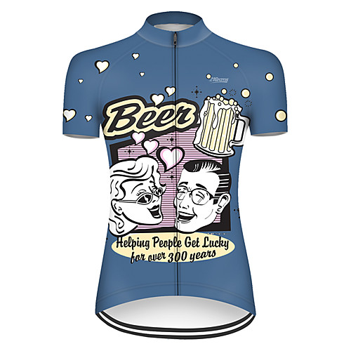 21Grams Women's Short Sleeve Cycling Jersey Polyester BlueYellow Heart Oktoberfest Beer Bike Jersey Top Mountain Bike MTB Road Bike Cycling Breathable Quick Dry Ultraviolet Resistant Sports Clothing
21Grams Women's Short Sleeve Cycling Jersey Polyester BlueYellow Heart Oktoberfest Beer Bike Jersey Top Mountain Bike MTB Road Bike Cycling Breathable Quick Dry Ultraviolet Resistant Sports Clothing