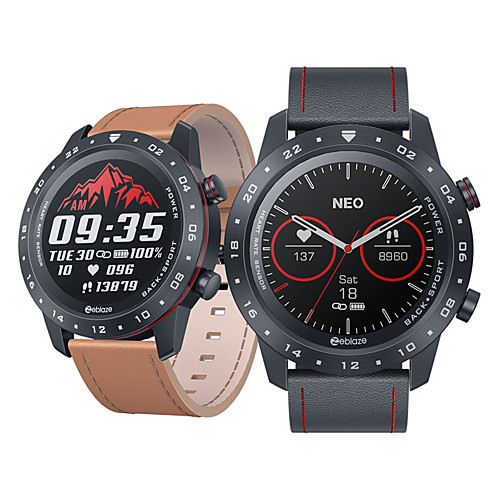 Zeblaze NEO 2 Unisex Smartwatch Android iOS Bluetooth Waterproof GPS Heart Rate Monitor Blood Pressure Measurement Calories Burned ECGPPG Timer Pedometer Sedentary Reminder Temperature Display
Zeblaze NEO 2 Unisex Smartwatch Android iOS Bluetooth Waterproof GPS Heart Rate Monitor Blood Pressure Measurement Calories Burned ECGPPG Timer Pedometer Sedentary Reminder Temperature Display