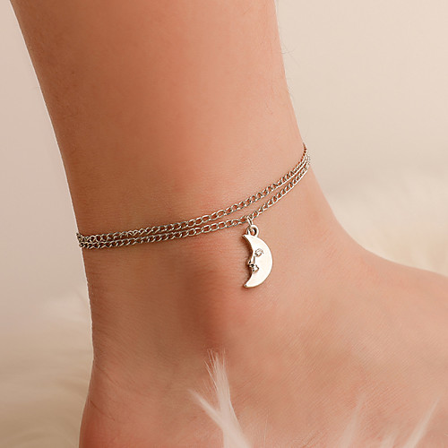 Anklet Elegant Trendy Ethnic Women's Body Jewelry For Date Birthday Party Alloy Wedding Friends Silver 1 Piece
Anklet Elegant Trendy Ethnic Women's Body Jewelry For Date Birthday Party Alloy Wedding Friends Silver 1 Piece