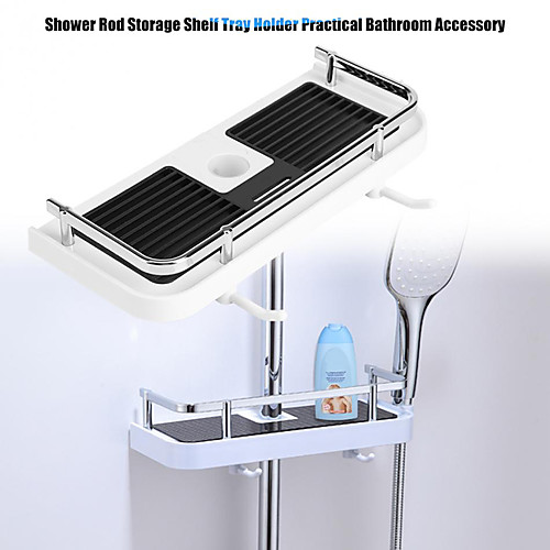 Practical Bathroom Pole Shower Storage Rack Holder Organizer Bathroom Shelves Shower Shampoo Tray Single Tier Shower Head Holder
Practical Bathroom Pole Shower Storage Rack Holder Organizer Bathroom Shelves Shower Shampoo Tray Single Tier Shower Head Holder