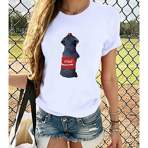 Women's Rainbow Graphic Love Wins Print T-shirt Basic Casual / Daily White
Women's Rainbow Graphic Love Wins Print T-shirt Basic Casual / Daily White